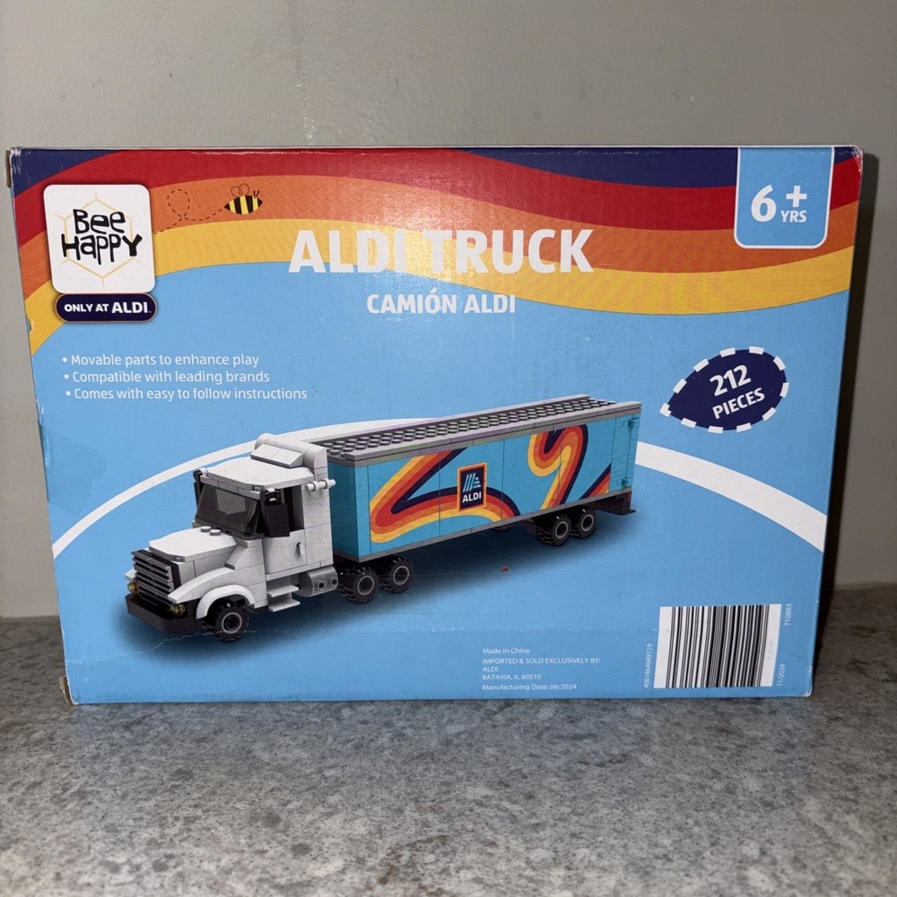 ALDI Truck Buildable Model 2024 Limited Edition  212 Pieces SOLD OUT